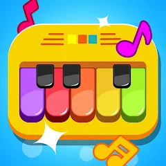 Взлом Baby Piano Kids Music Games  [МОД Unlocked] - полная версия apk на Андроид