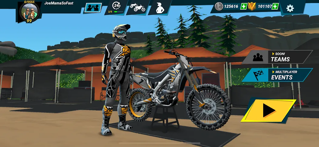 Mad Skills Motocross 3 (Мэд Скиллз Мотокросс 3)  [МОД Бесконечные монеты] Screenshot 4