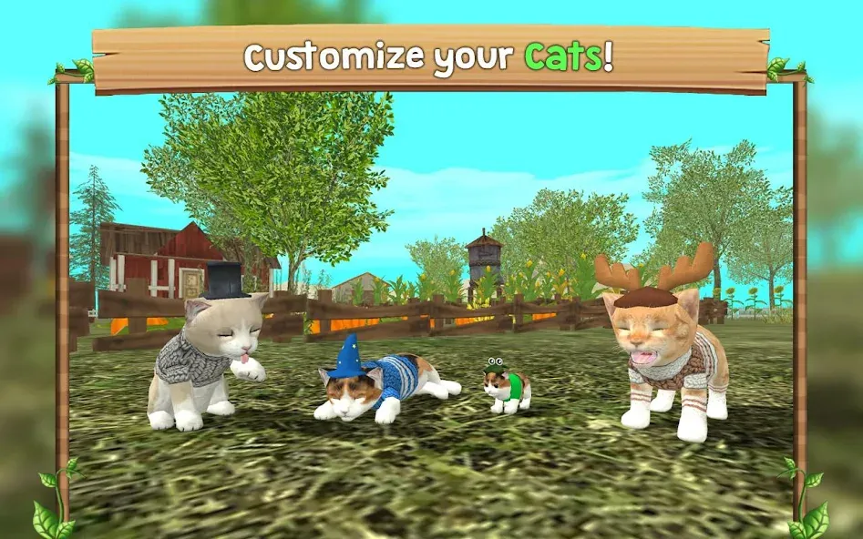 Cat Sim Online: Play with Cats  [МОД Много монет] Screenshot 5