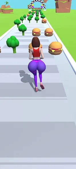 Twerk Race 3D: Belly Body Run (Тверк Рейс 3D)  [МОД Все открыто] Screenshot 2