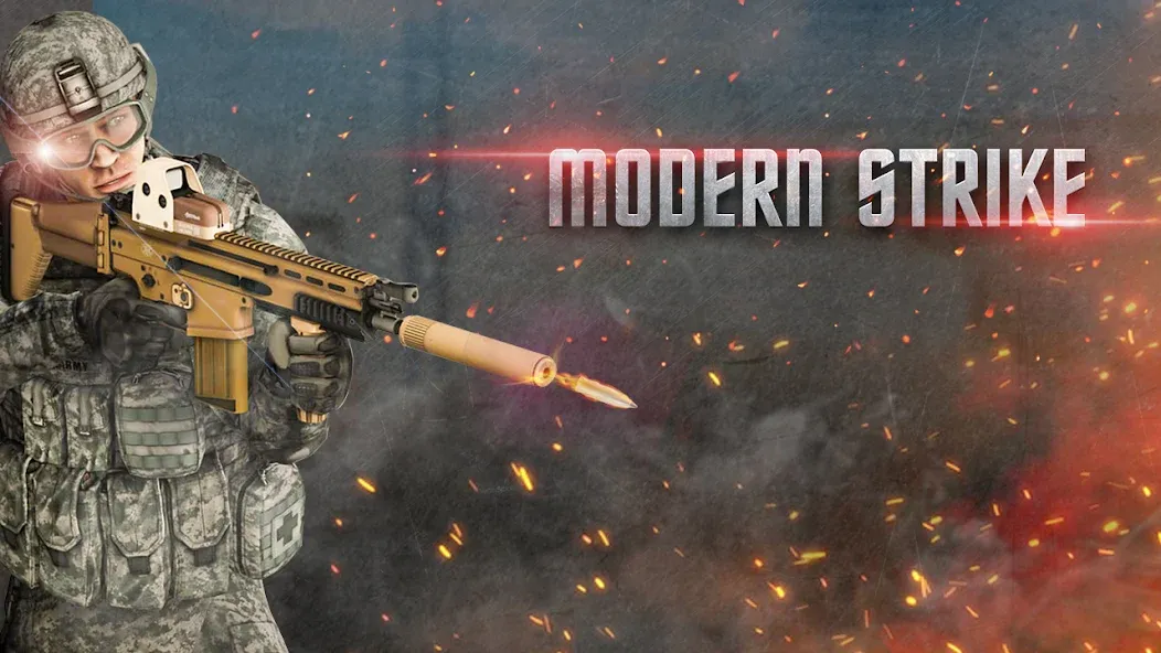 Modern Commando FPS Army Games  [МОД Бесконечные деньги] Screenshot 1