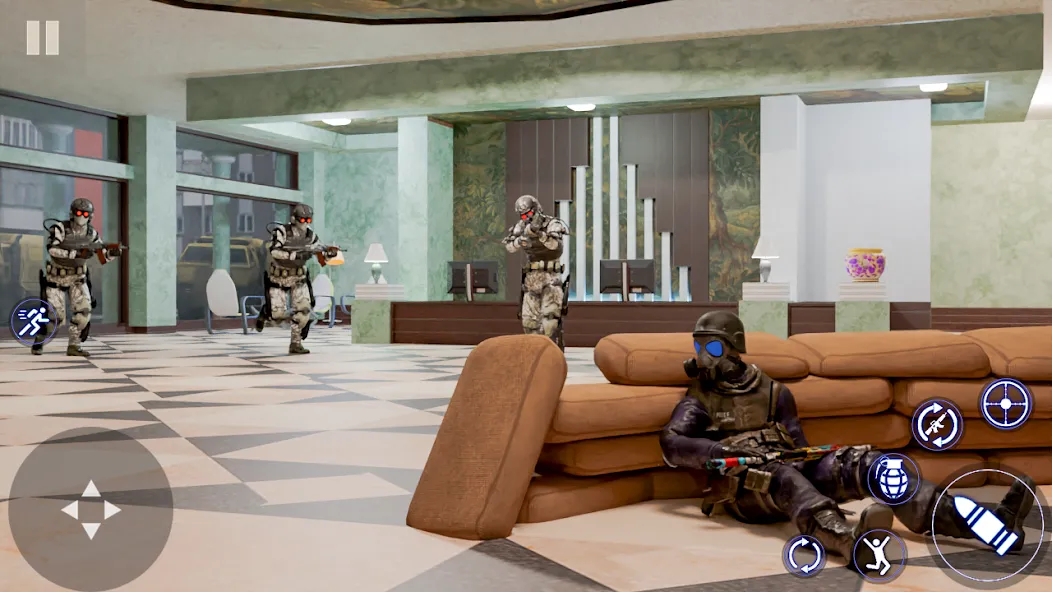 Modern Commando FPS Army Games  [МОД Бесконечные деньги] Screenshot 2