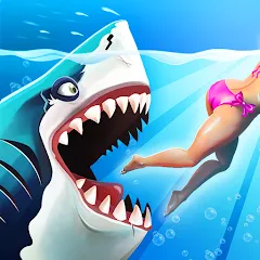 Взломанная Hungry Shark World (Хангри Шарк Ворлд)  [МОД Бесконечные монеты] - последняя версия apk на Андроид