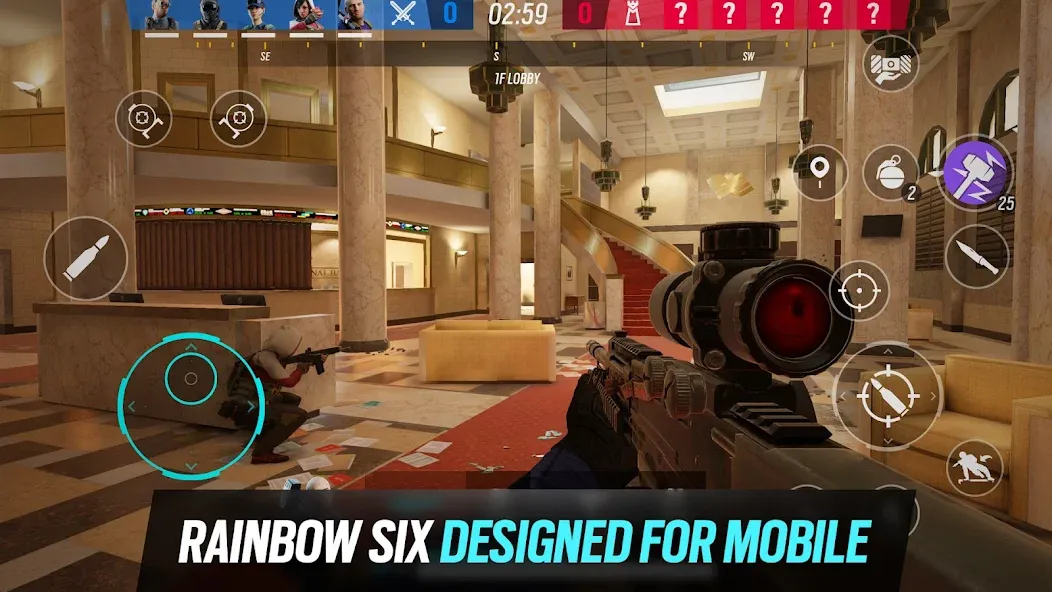 Rainbow Six Mobile (Рейнбоу Сикс Мобайл)  [МОД Меню] Screenshot 1