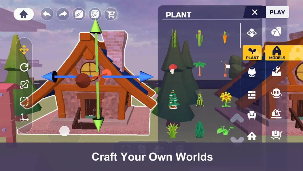 Uni - Craft your world (Юни)  [МОД Много денег] Screenshot 1