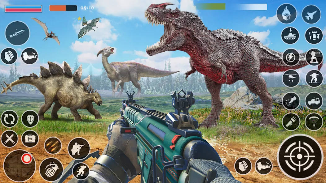 Wild Dino Hunting: Zoo Hunter (Дино Хантер)  [МОД Меню] Screenshot 2