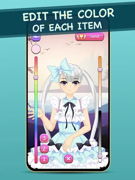 Anime Dress Up for Adults  [МОД Unlocked] Screenshot 4