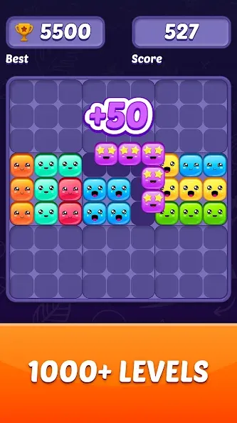 Block Puzzle Game (Блокголоволомка игра)  [МОД Бесконечные монеты] Screenshot 2