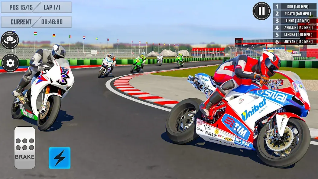 3D Bike Racing Games Offline  [МОД Mega Pack] Screenshot 2