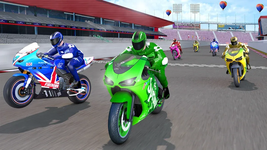 3D Bike Racing Games Offline  [МОД Mega Pack] Screenshot 4