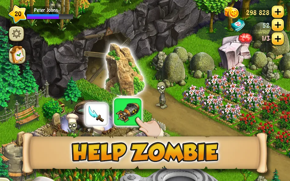 Zombie Castaways  [МОД Много монет] Screenshot 1