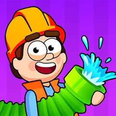 Скачать взломанную Flow Legends: Pipe Games (Флоу Легенды)  [МОД Много монет] - полная версия apk на Андроид