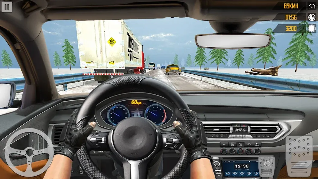 VR Traffic Racing In Car Drive (ВР Трафик Гонки на Автомобиле Вождения)  [МОД Много монет] Screenshot 5