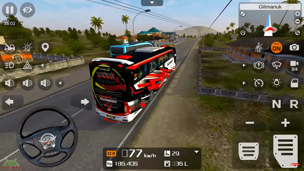 Coach Tourist Bus City Driving  [МОД Unlimited Money] Screenshot 1