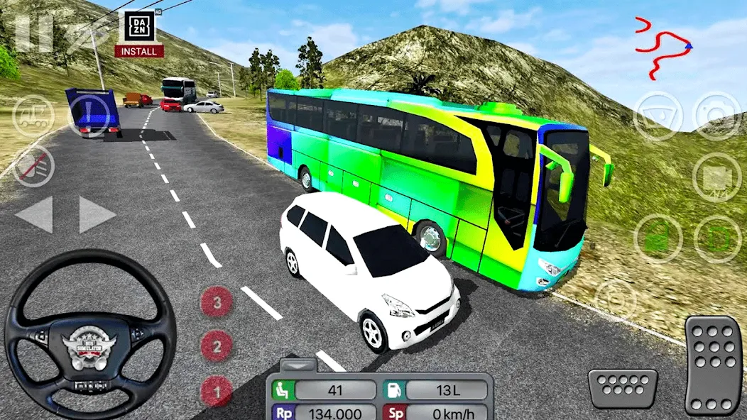 Coach Tourist Bus City Driving  [МОД Unlimited Money] Screenshot 3