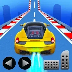 Взломанная Ramp Car Stunt Challenge (Рамп Кар Стант Челлендж)  [МОД Menu] - полная версия apk на Андроид