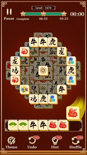 Mahjong Solitaire: 3 Tiles (Маджонг Классик)  [МОД Unlimited Money] Screenshot 4