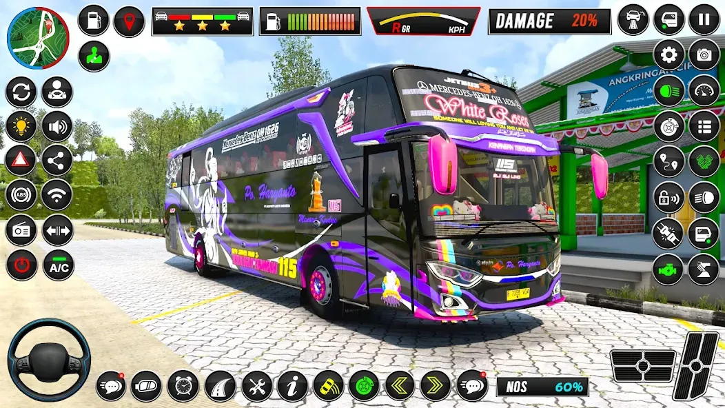 Euro Bus Simulator - Bus Games  [МОД Много денег] Screenshot 1