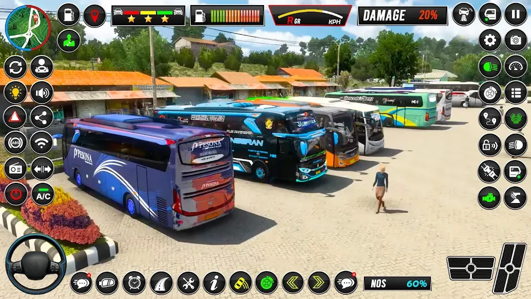 Euro Bus Simulator - Bus Games  [МОД Много денег] Screenshot 3