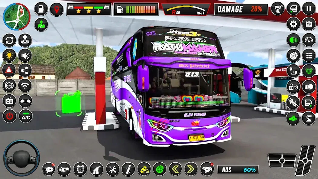 Euro Bus Simulator - Bus Games  [МОД Много денег] Screenshot 5