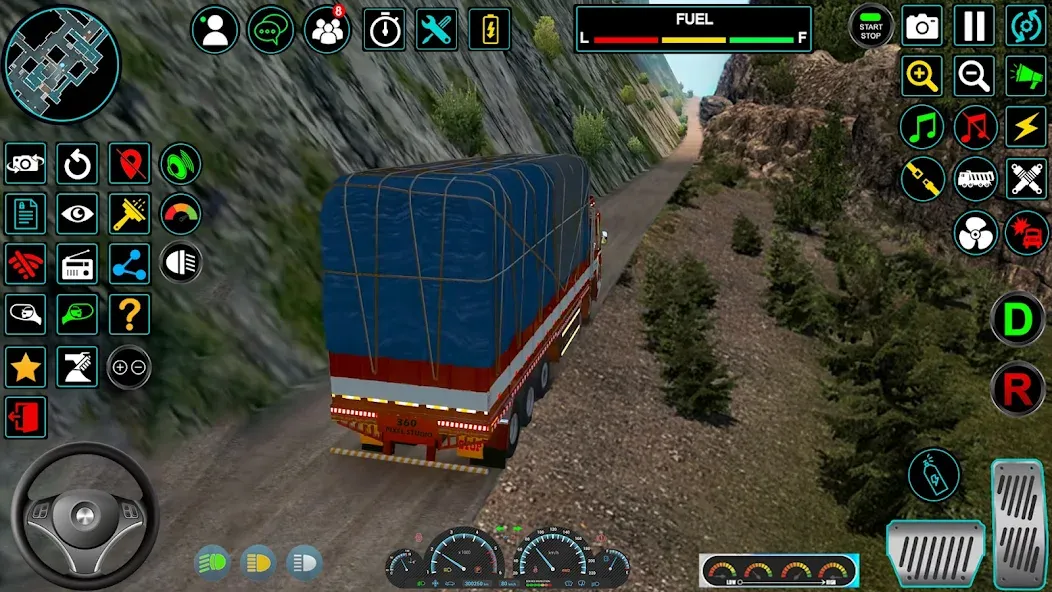 Indian Truck Offroad Cargo Sim (Индийский грузовик   )  [МОД Много монет] Screenshot 3