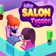 Скачать взломанную Idle Beauty Salon Tycoon (Айдл Бьюти Салон Тайкун)  [МОД Menu] - стабильная версия apk на Андроид