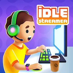 Скачать взломанную Idle Streamer - Tuber game (Айдл стример)  [МОД Бесконечные монеты] - полная версия apk на Андроид