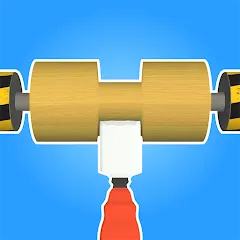 Взлом Lathe 3D: Wood Carving Offline (Токарный станок 3D)  [МОД Бесконечные монеты] - полная версия apk на Андроид