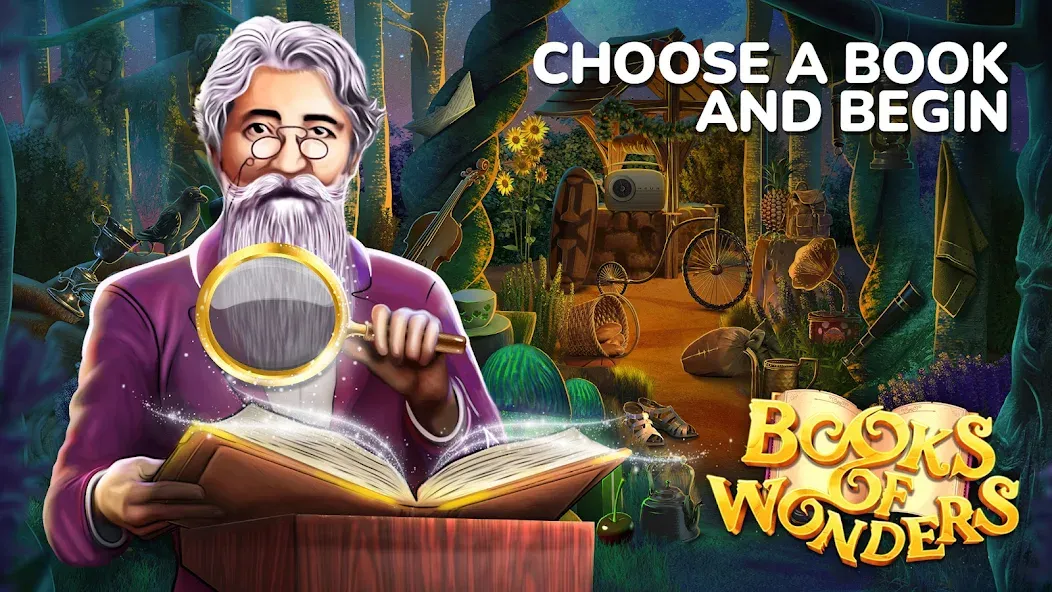 Books of Wonder Hidden Objects  [МОД Menu] Screenshot 1