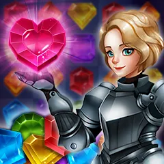 Взлом Jewels of Kingdom Knights (Джуэлз оф Кингдом Найтс)  [МОД Unlimited Money] - полная версия apk на Андроид