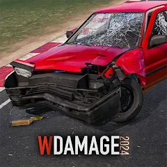 Скачать взломанную WDAMAGE: Car Crash (ВДАМАГЕ)  [МОД Бесконечные деньги] - последняя версия apk на Андроид