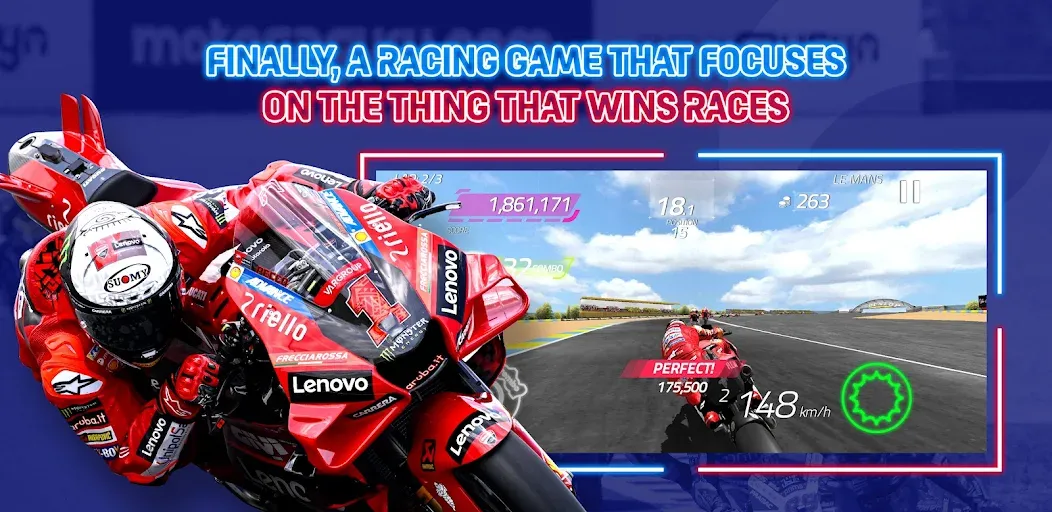 MotoGP Racing '23  [МОД Бесконечные деньги] Screenshot 1