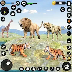 Взломанная Tiger Simulator Animal Games (Тигровый симулятор  игры с животными)  [МОД Меню] - полная версия apk на Андроид