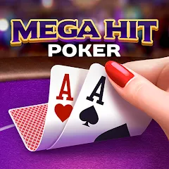 Взломанная Mega Hit Poker: Texas Holdem (Мега Хит Покер)  [МОД Меню] - последняя версия apk на Андроид