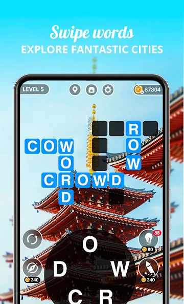 Wordwise® - Word Connect Game  [МОД Бесконечные монеты] Screenshot 2