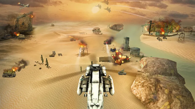 Gunship Strike 3D  [МОД Бесконечные деньги] Screenshot 1