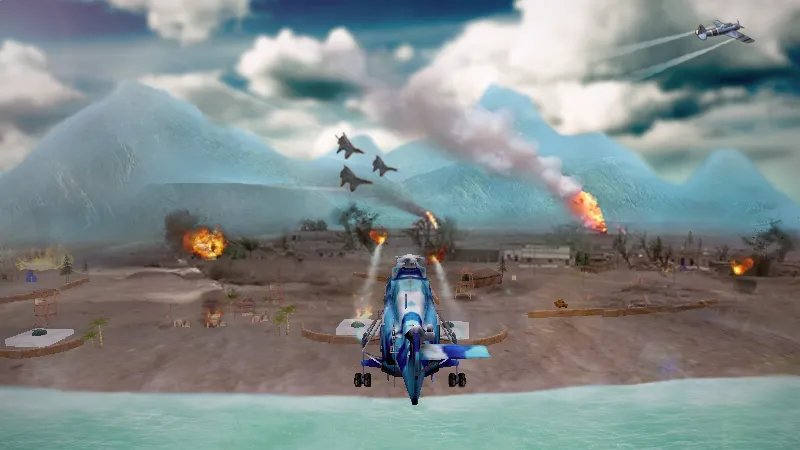 Gunship Strike 3D  [МОД Бесконечные деньги] Screenshot 5