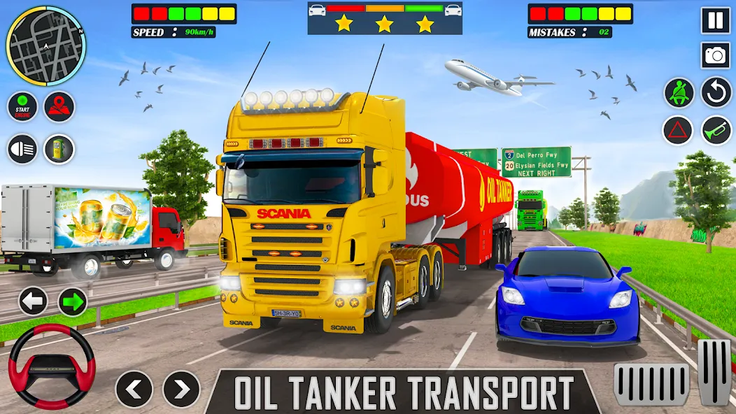 Offroad Oil Tanker Truck Games (Оффроуд Игры на машинецистерне для нефти)  [МОД Все открыто] Screenshot 1