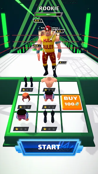 Wrestling Trivia Run (Рестлинг Тривия Ран)  [МОД Menu] Screenshot 2