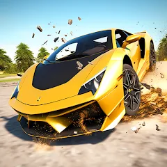 Скачать взломанную Car Crash: 3D Mega Demolition (Кар краш)  [МОД Бесконечные деньги] - последняя версия apk на Андроид