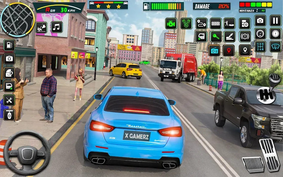 City Car Driving - Car Games (Сити Кар Драйвинг)  [МОД Unlocked] Screenshot 3