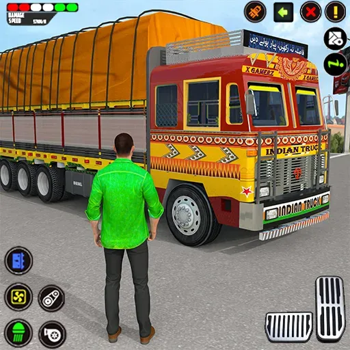 Indian Truck Drive Truck Games (Индийский грузовой симулятор)  [МОД Много монет] Screenshot 1