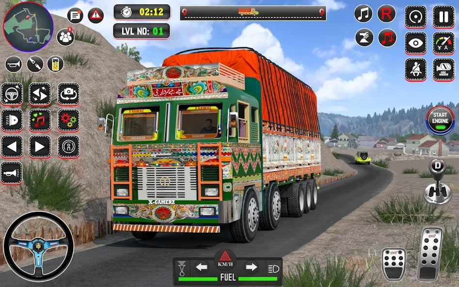 Indian Truck Drive Truck Games (Индийский грузовой симулятор)  [МОД Много монет] Screenshot 2