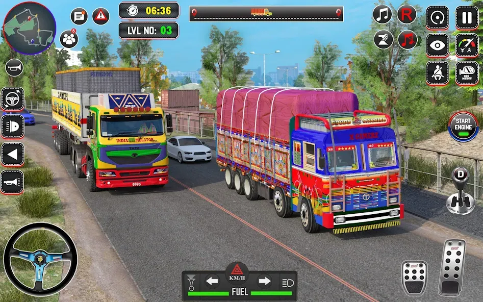 Indian Truck Drive Truck Games (Индийский грузовой симулятор)  [МОД Много монет] Screenshot 4