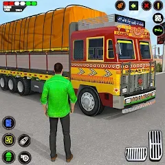 Взломанная Indian Truck Drive Truck Games (Индийский грузовой симулятор)  [МОД Много монет] - полная версия apk на Андроид