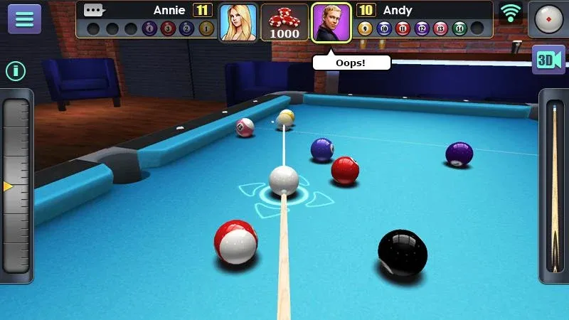 3D Pool Ball  [МОД Все открыто] Screenshot 1