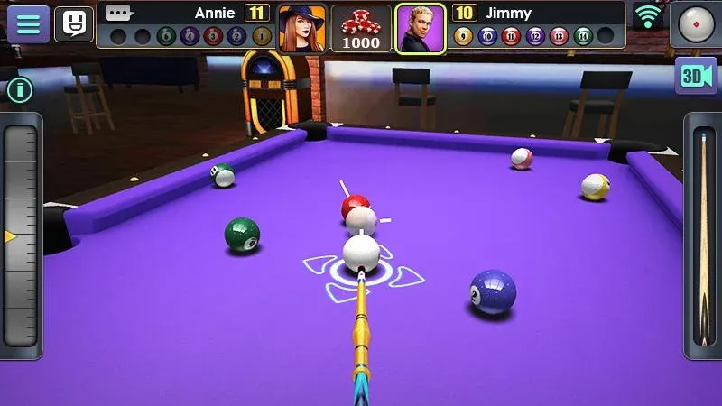 3D Pool Ball  [МОД Все открыто] Screenshot 4