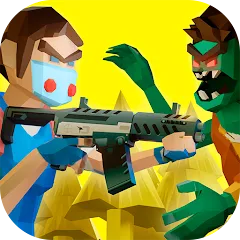 Взлом Two Guys & Zombies 3D: Online  [МОД Mega Pack] - стабильная версия apk на Андроид