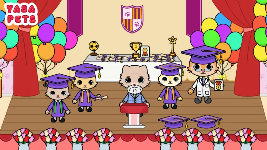 Yasa Pets School (Яса Петс Скул)  [МОД Menu] Screenshot 3