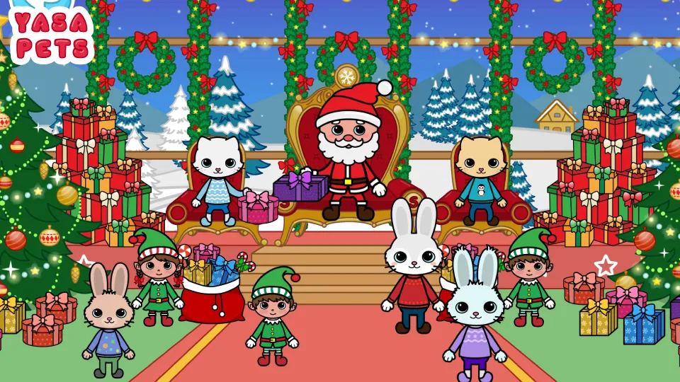 Yasa Pets Christmas (Яса Петс Кристмас)  [МОД Много монет] Screenshot 1